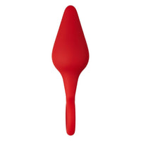 F-10 Silicone Plug W/ Pull Ring Small Red