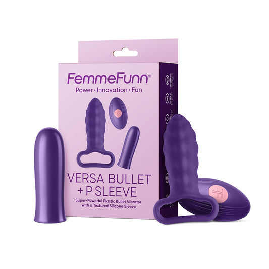 FEMMEFUNN - Versa Bullet With P Sleeve Dark Purple