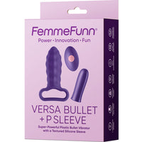 FEMMEFUNN - Versa Bullet With P Sleeve Dark Purple