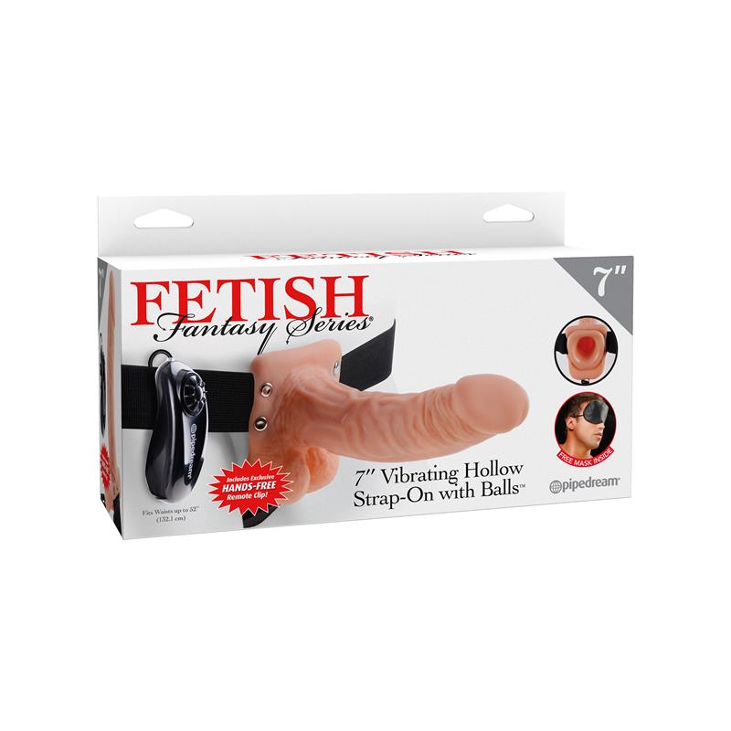 FETISH FANTASY SERIES - ontto strap-on vibraattorilla