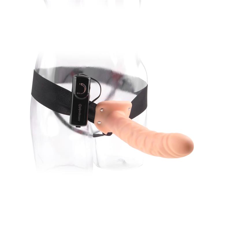 FETISH FANTASY SERIES - strap-on vibraattorilla + maski