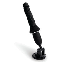 Girthy Realistic Thrusting Sex Machine With Hands Free Suction Mount