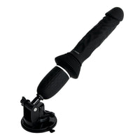 Girthy Realistic Thrusting Sex Machine With Hands Free Suction Mount