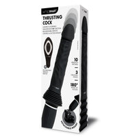 Girthy Realistic Thrusting Sex Machine With Hands Free Suction Mount