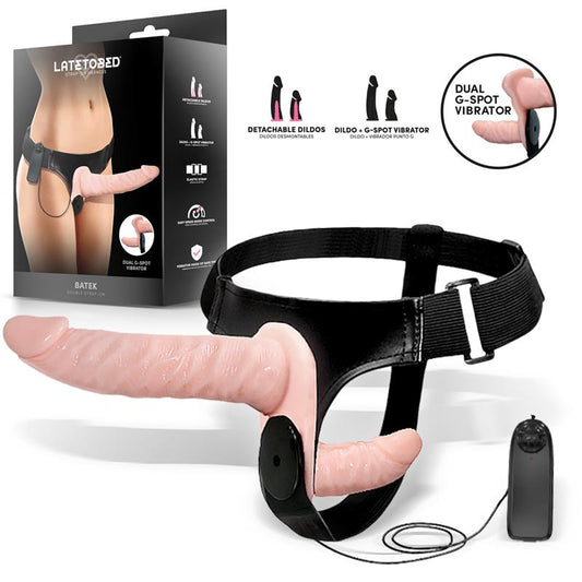HARNESS COLLECTION LATETOBED - strap-on g-piste vibraattorilla