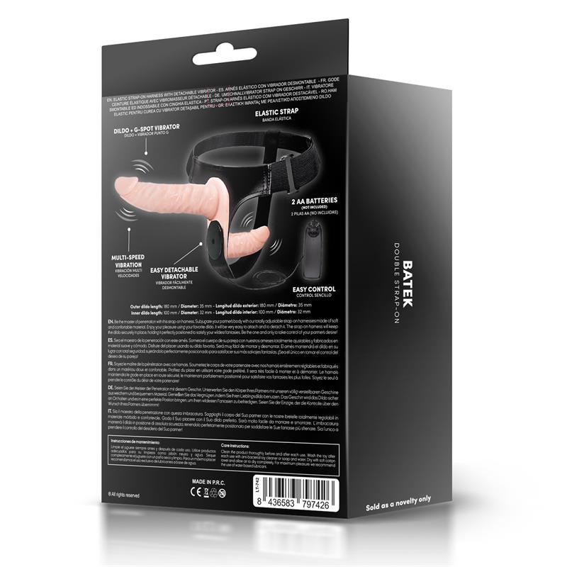 HARNESS COLLECTION LATETOBED - strap-on g-piste vibraattorilla