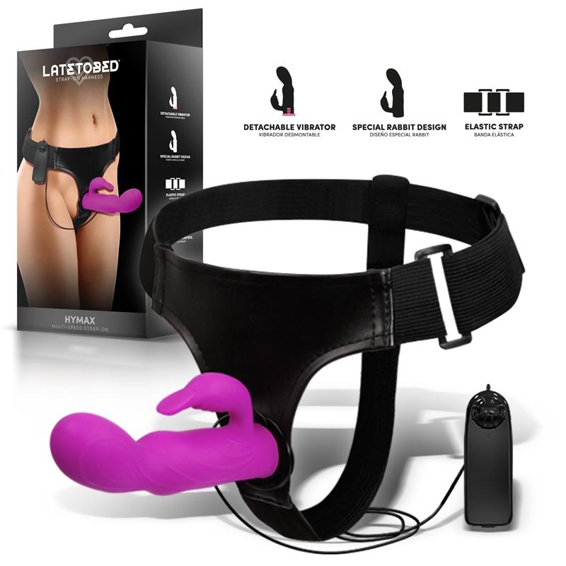 HARNESS COLLECTION LATETOBED - strap-on vibraattorilla