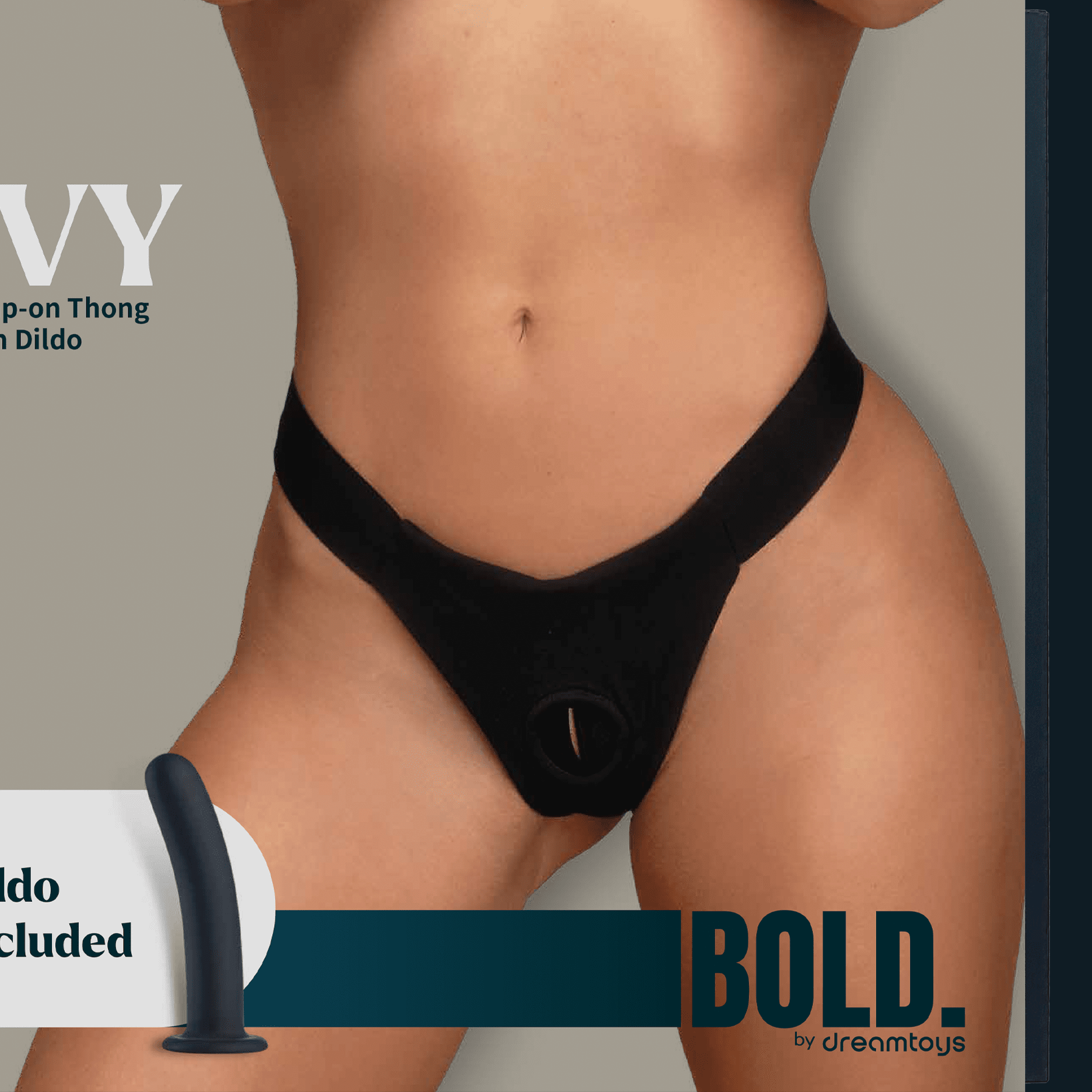 Ivy Strap-On Thong With Dildo