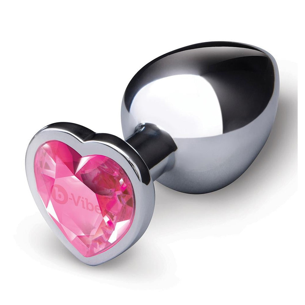 Jewel Heart Metal Butt Plug Training Set