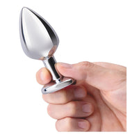 Jewel Heart Metal Butt Plug Training Set