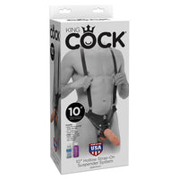 KING COCK - strap-on ontolla dildolla 25cm