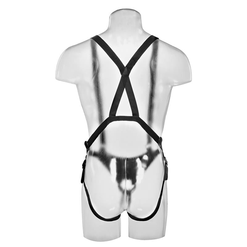 KING COCK - strap-on ontolla dildolla 25cm