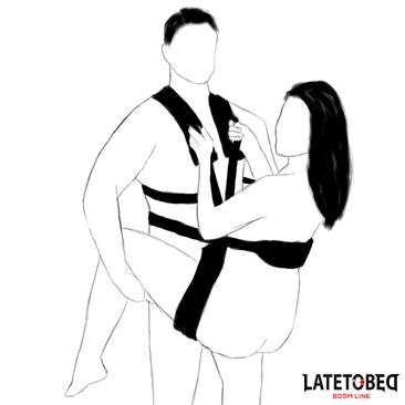 LATETOBED - pariin kiinnitettävä seksikeinu