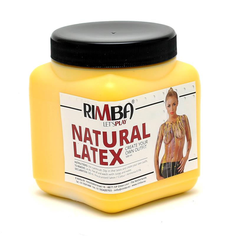 LATEX PLAY - vartalomaali keltainen 500ml