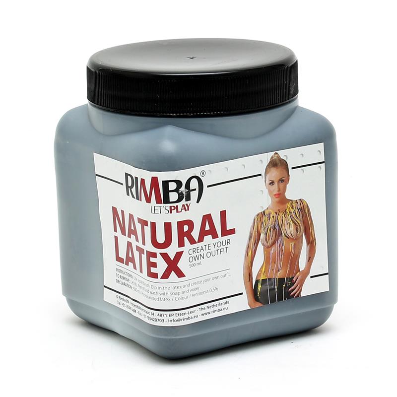 LATEX PLAY - vartalomaali musta 500ml