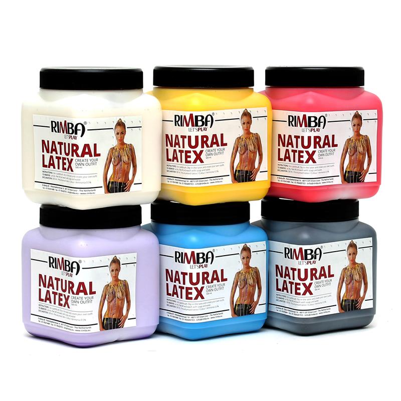 LATEX PLAY - vartalomaali sininen500ml