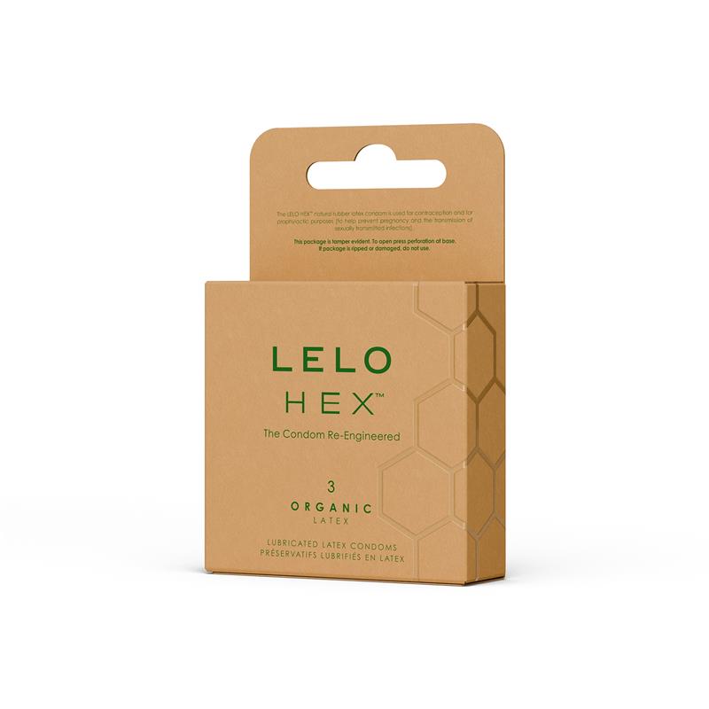 LELO HEX - luonnonmukaiset kondomit 3kpl