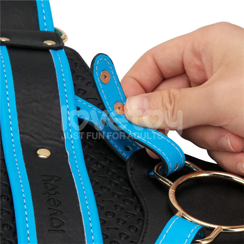 LOVETOY - Strap-on värisevällä dildolla 24cm