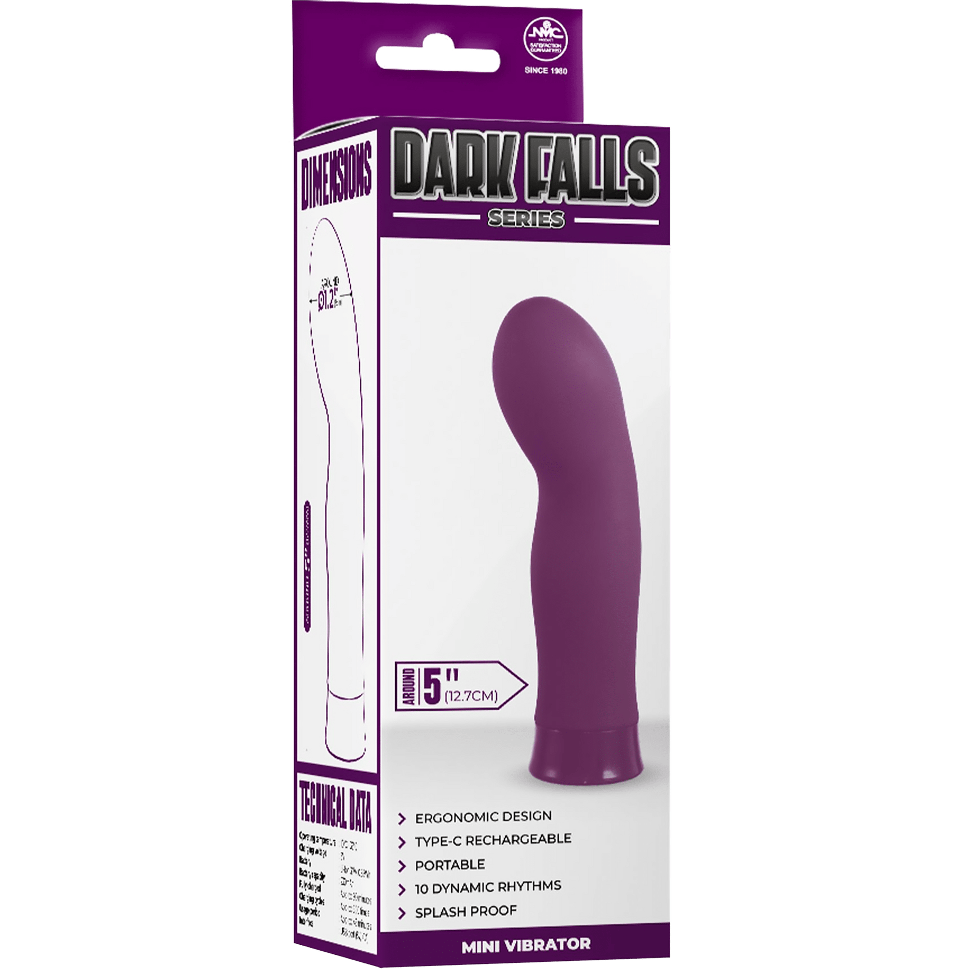 Ladattava silikoninen 10-toimintoinen nopeusvibraattori violetti