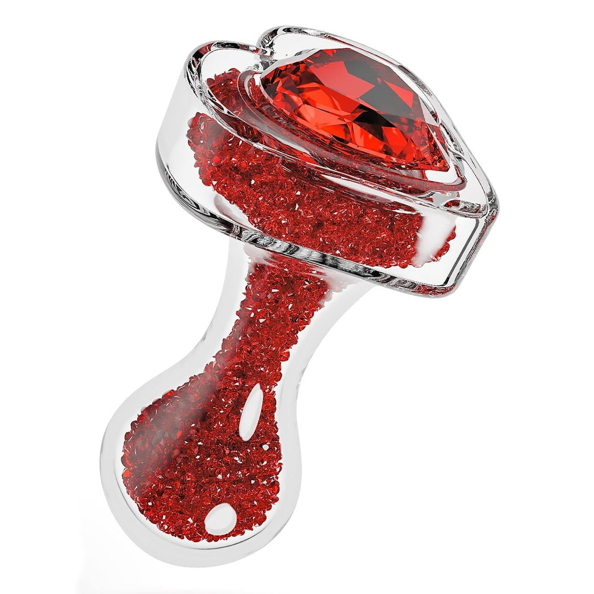 Lustre Red Anal Plug
