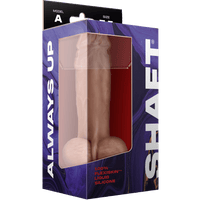 Model A 7.5 Inch Liquid Silicone Dong With Balls Pine