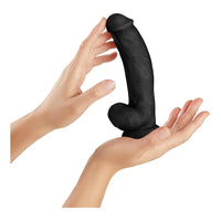Model C 7.5 Inch Dong Wih Balls Black