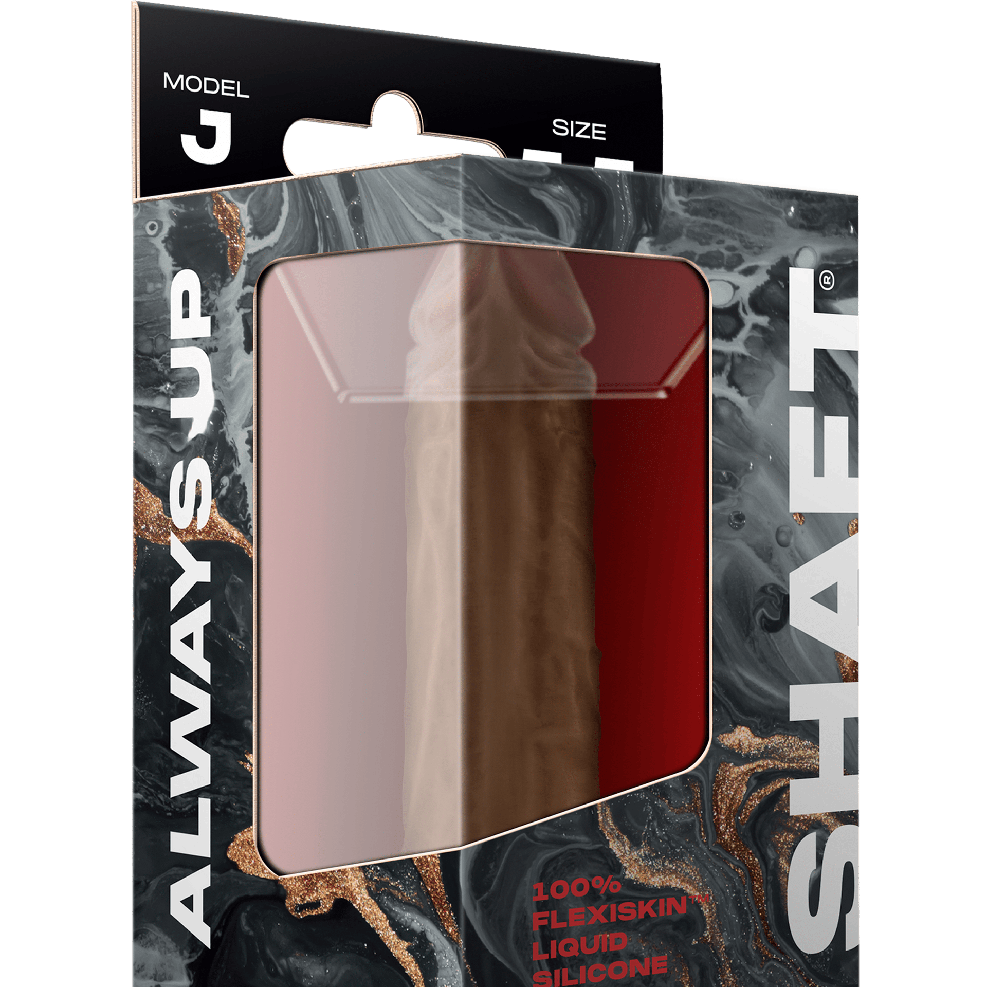 Model J 5.5 Inch Liquid Silicone Dong Oak
