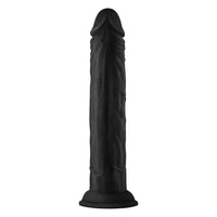 Model J 9.5 Inch Liquid Silicone Dong Black