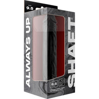 Model J 9.5 Inch Liquid Silicone Dong Black