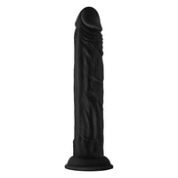 Model J 9.5 Inch Liquid Silicone Dong Black