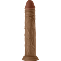 Model J 9.5 Inch Liquid Silicone Dong Oak