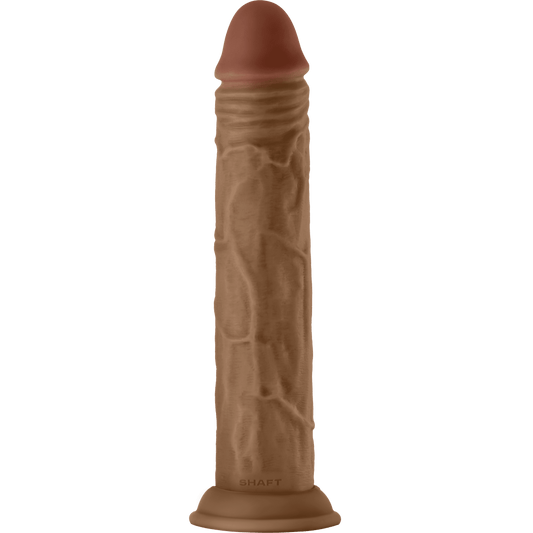 Model J 9.5 Inch Liquid Silicone Dong Oak
