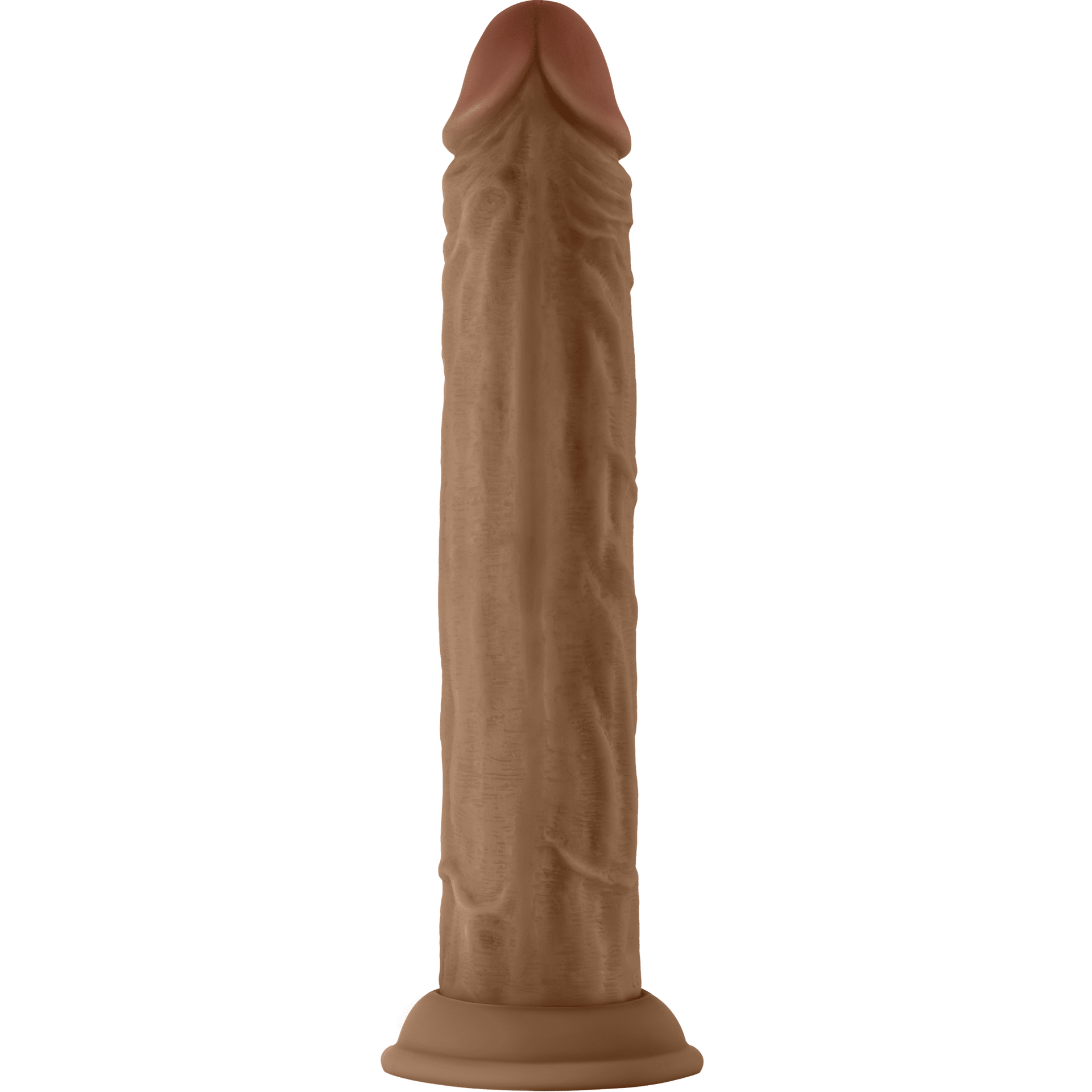 Model J 9.5 Inch Liquid Silicone Dong Oak
