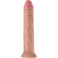 Model J 9.5 Inch Liquid Silicone Dong Pine