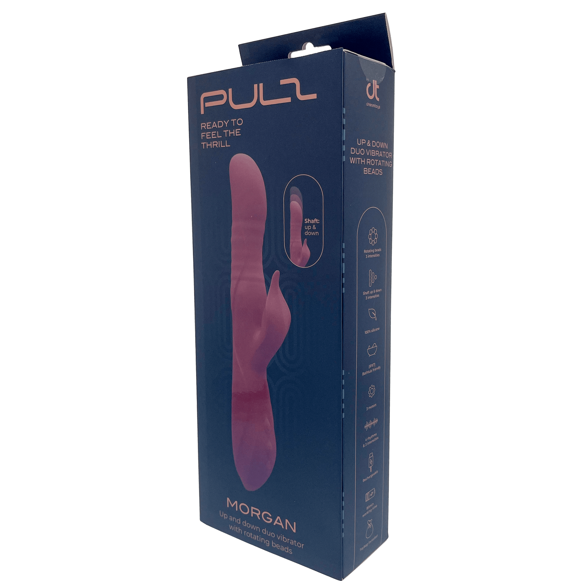 Morgan Up And Down Duo Vibrator With Rotating Beads