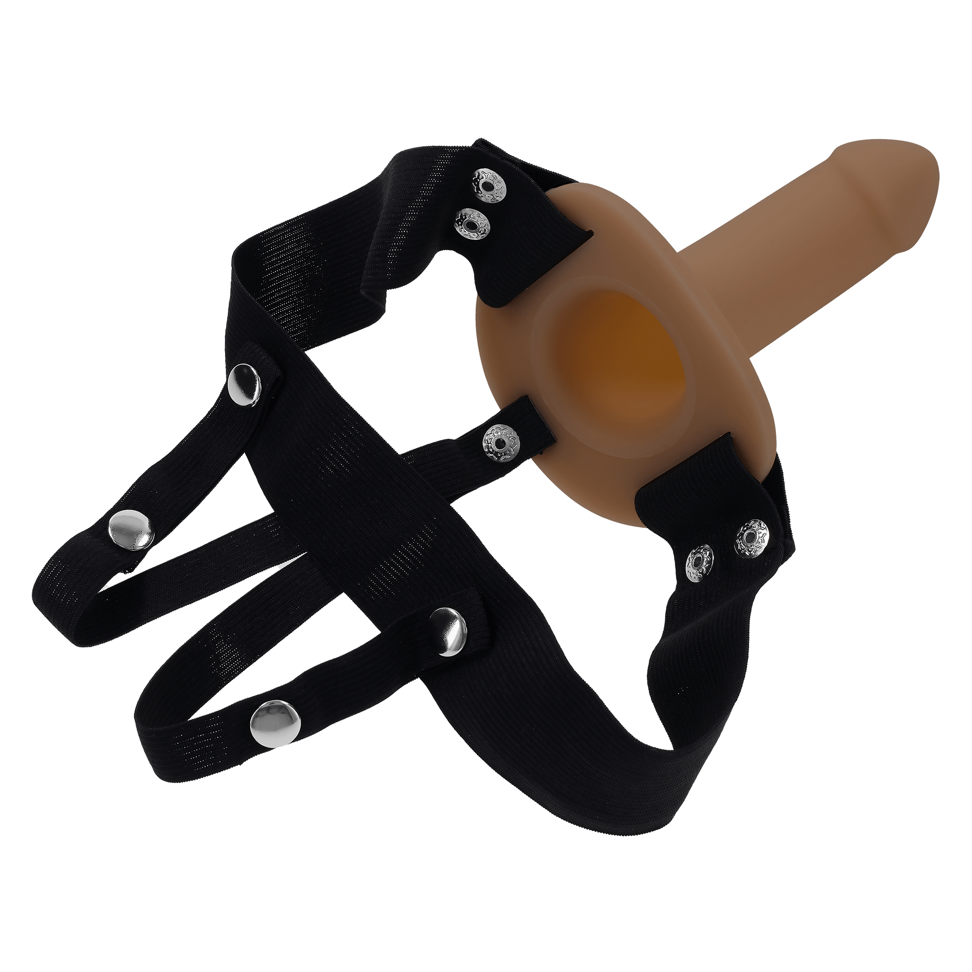 Our First Hollow Strap On Dark 6 Inch