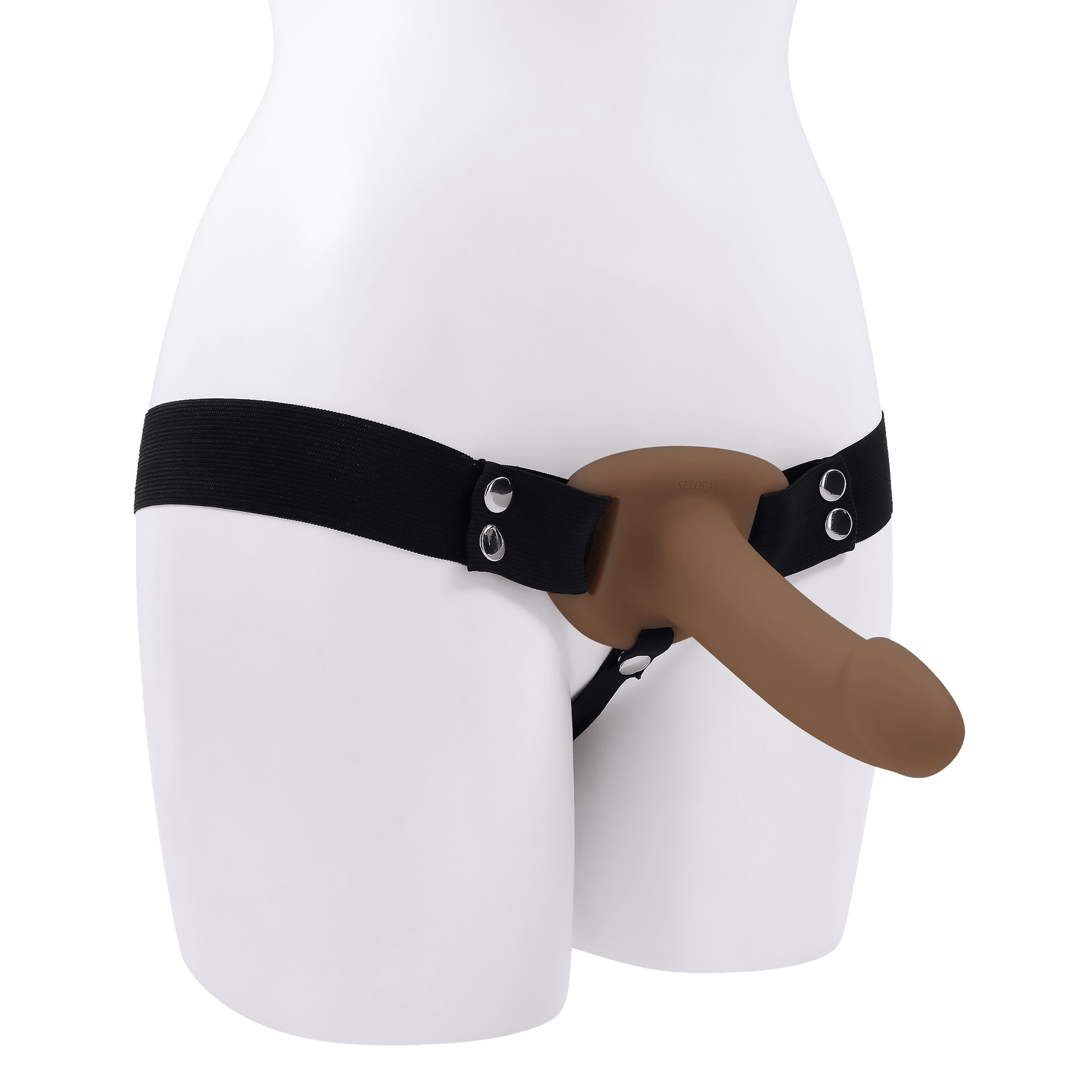 Our First Hollow Strap On Dark 6 Inch
