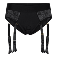 Reva Strap-On Garter Brief With Dildo L