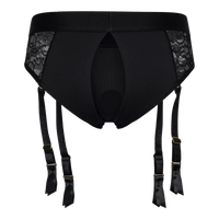 Reva Strap-On Garter Brief With Dildo L