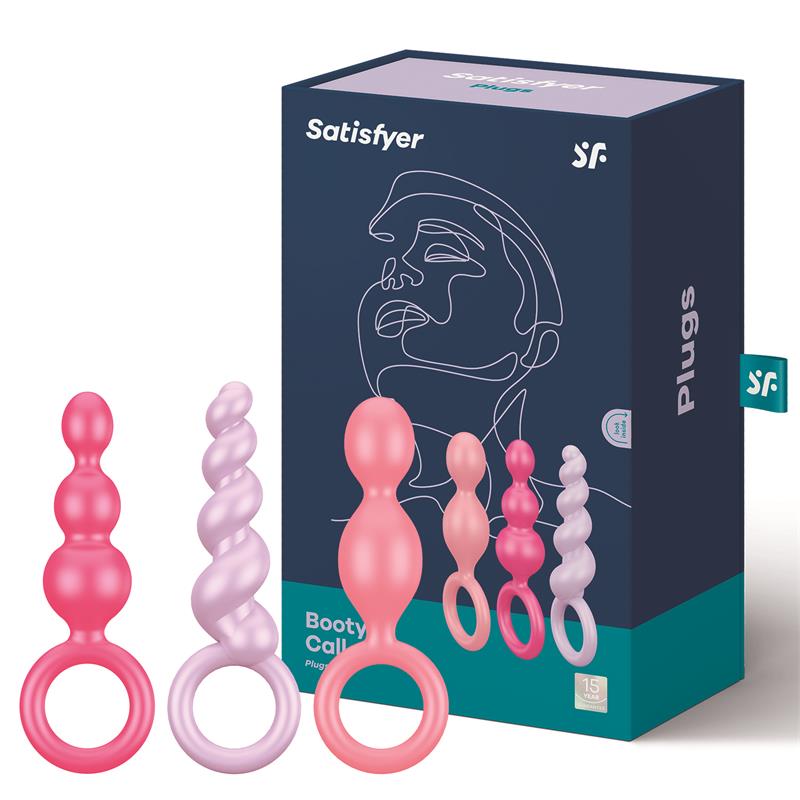 SATISFYER - 3 pakkaus anaalitappeja