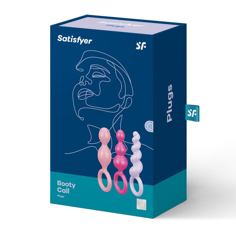 SATISFYER - 3 pakkaus anaalitappeja