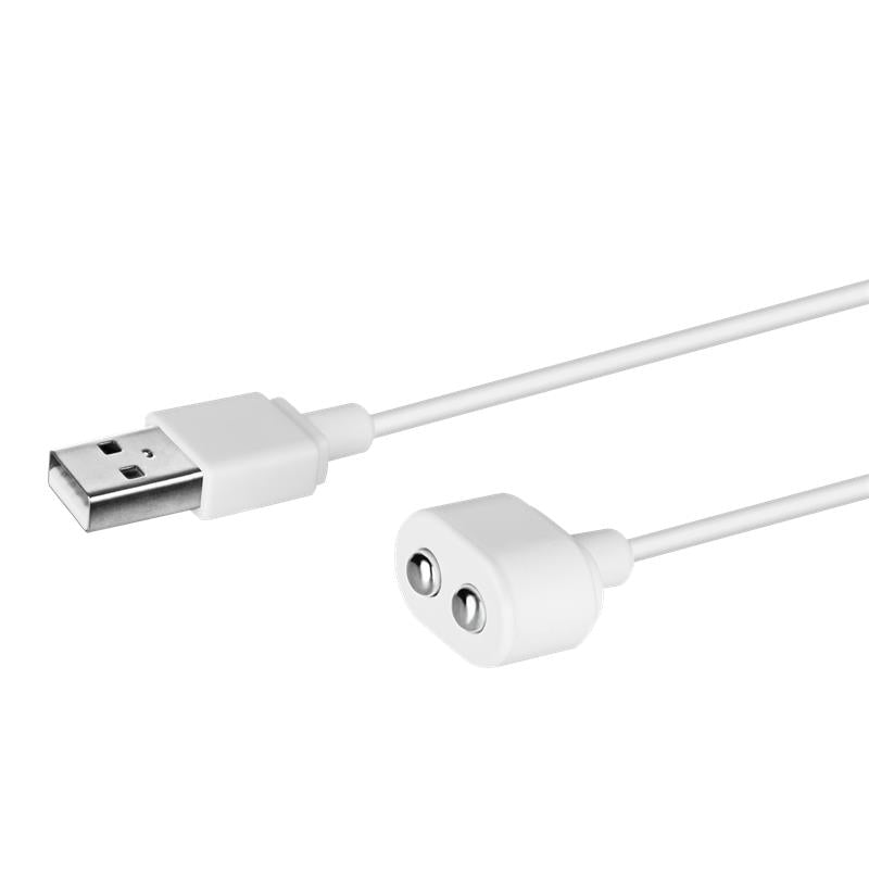 SATISFYER - USB-latauskaapeli valkoinen