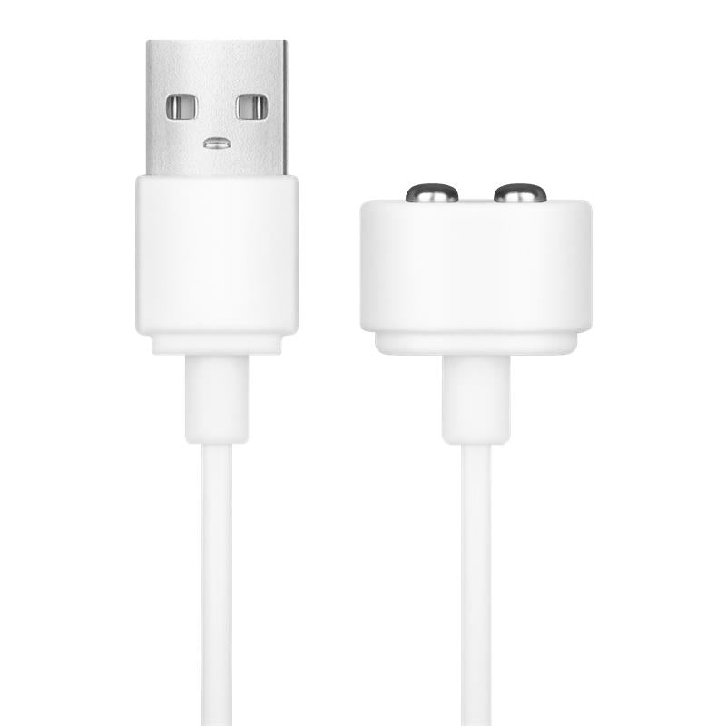 SATISFYER - USB-latauskaapeli valkoinen