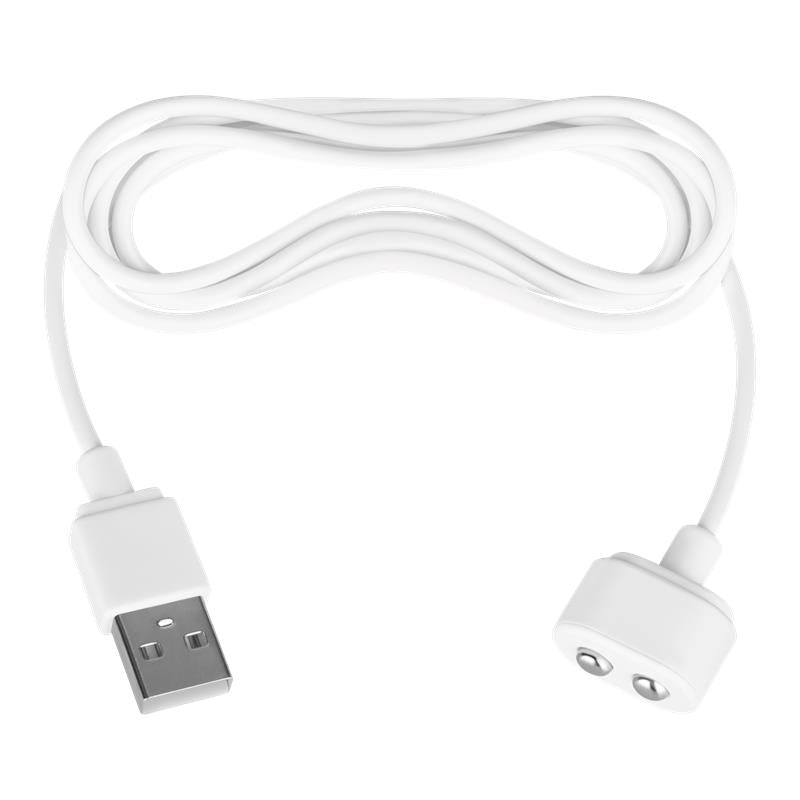 SATISFYER - USB-latauskaapeli valkoinen
