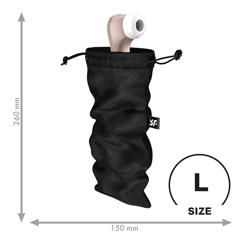 SATISFYER - lelulaukku koko L musta