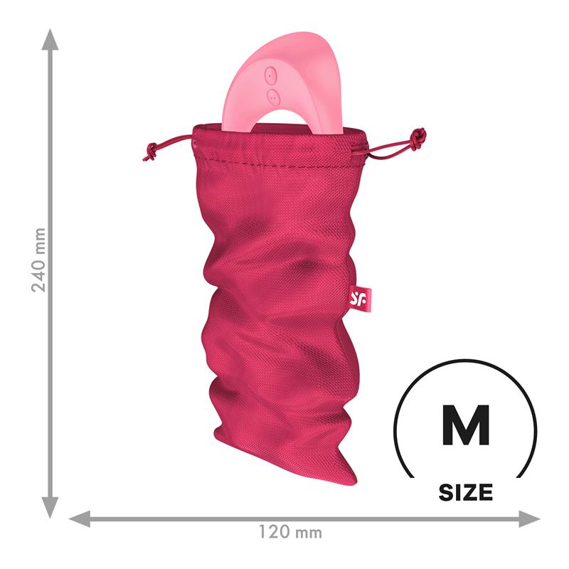 SATISFYER - lelulaukku koko m punainen