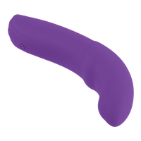 Silikoninen 10-toimintoinen taskukokoinen vibraattori violetti