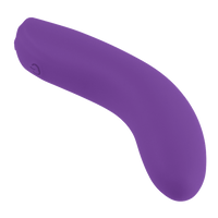 Silikoninen 10-toimintoinen taskukokoinen vibraattori violetti