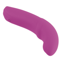 Silikoninen 10-toimintoinen taskukokoinen vibraattori vaaleanpunainen