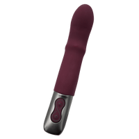 Silikoninen Ladattava Vibraattori Rubiini Punainen